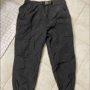 Plus size windbreaker pants